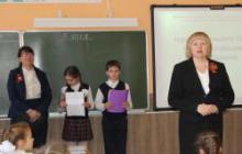 Депутаты рассказывают школьникам о героях Великой Отечественной войны во время уроков мужества