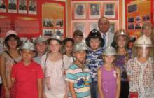 Юные томичи посетили Музей пожарной охраны