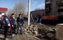Студенческие отряды вышли на улицы Кировского района