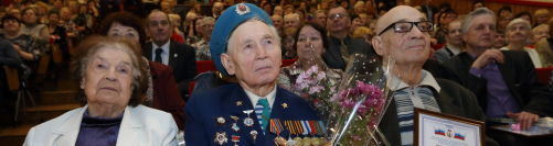 Сергей Панов поздравил с юбилеем Томский городской совет ветеранов