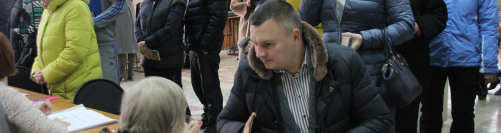 Председатель Думы Сергей Панов принял участие в выборах Президента России