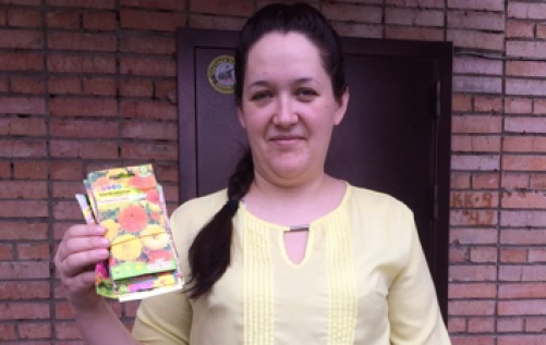 Наборы семян доставлены в школы и детские сады Каштака