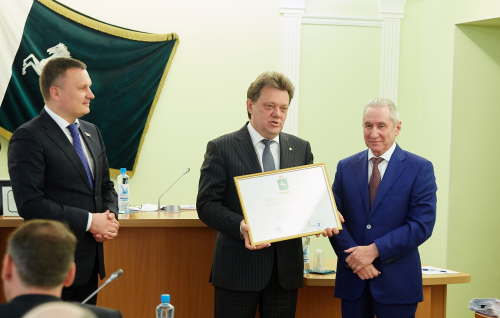 Владимир Вакс награжден Почетной грамотой муниципалитета
