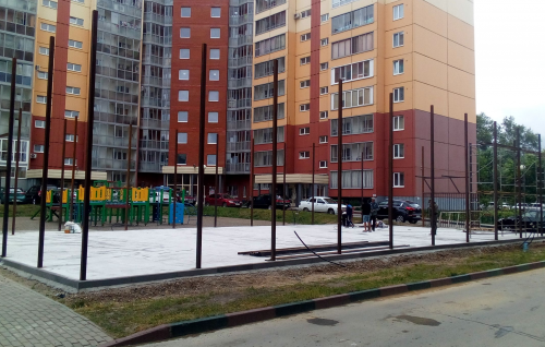 В Ленинском районе полным ходом идут работы по благоустройству