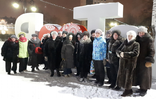 Совет ветеранов Академического округа посетил главные новогодние площадки Томска