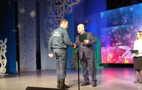 Игорь Морозов поздравил томских спасателей с профессиональным праздником