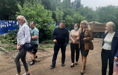 Чингис Акатаев провел встречу с жителями Октябрьского района
