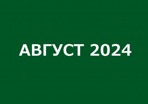 Заседания комитетов август 2024 года