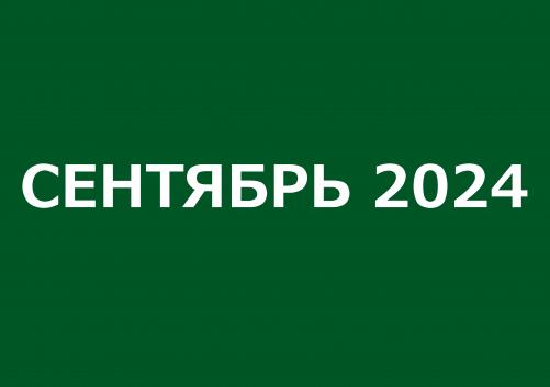 Заседания комитетов сентябрь 2024 года