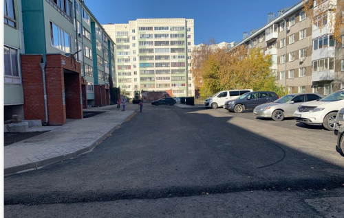 В Томске по городской программе завершают благоустройство дворовых территорий 